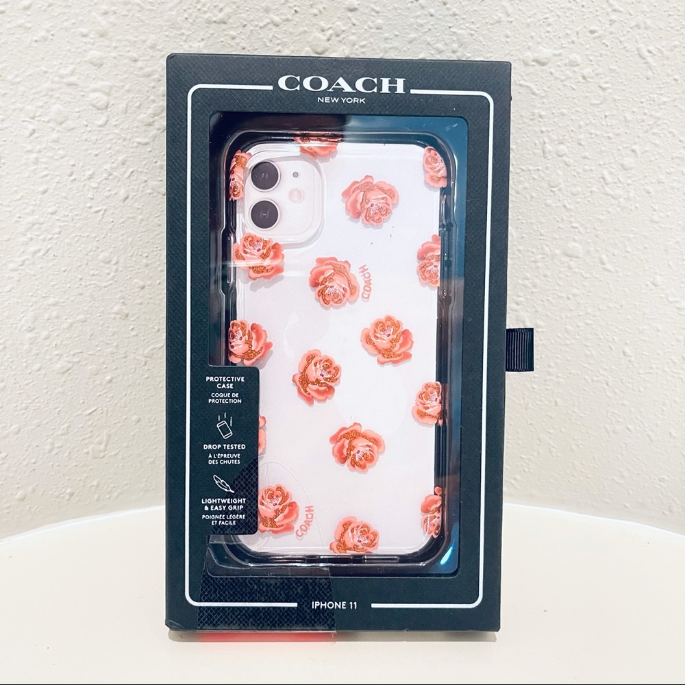 COACH Dreamy Peony Case For IPhone 11 OS NEW